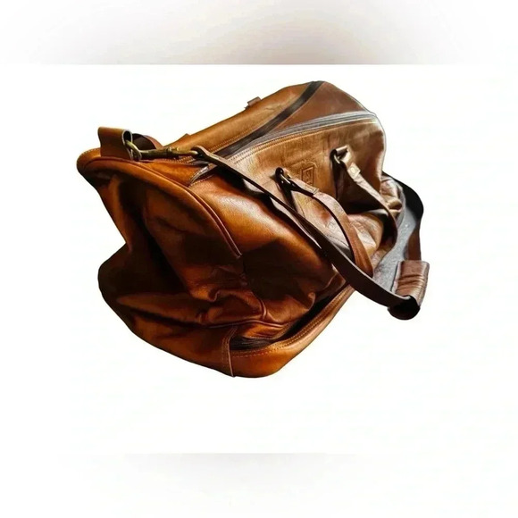 Roche’ Invitational Wolf Creek TICA Leather Duffel Travel Bag - Picture 3 of 16